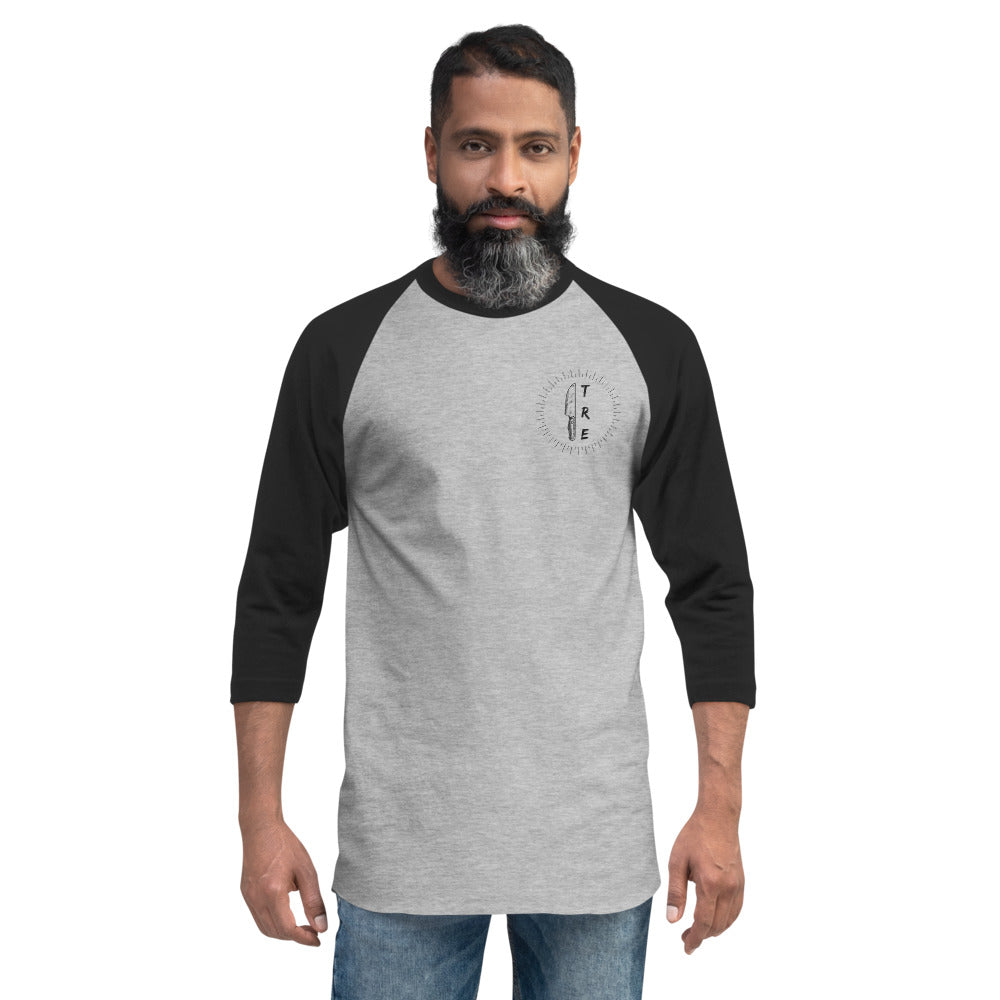 T.R.E. Circle 3/4 sleeve raglan shirt