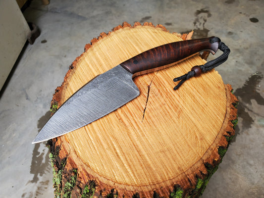 Hand Forged 5160 EDC With Gidgee Scales!