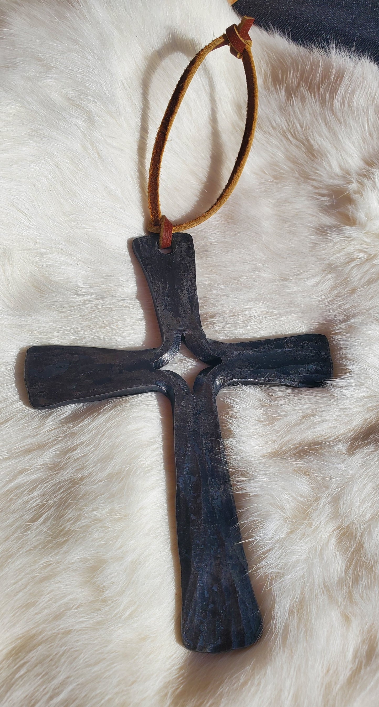 Forged Cross Ornament