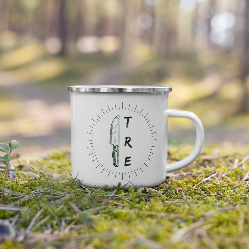 T.R.E. Circle Logo Enamel Mug