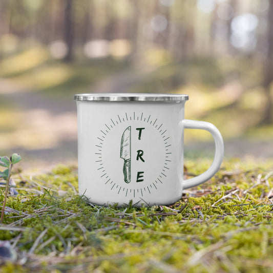 T.R.E. Circle Logo Enamel Mug