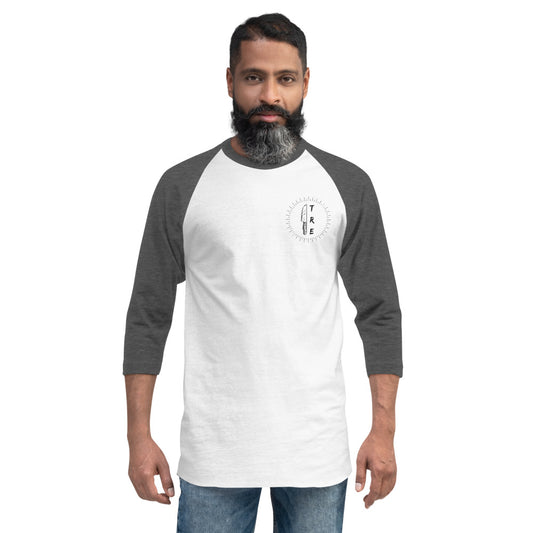 T.R.E. Circle 3/4 sleeve raglan shirt